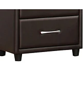 Slickblue 2-Drawer Nightstand for Functional and Stylish Bedroom Storage