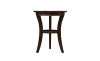 Slickblue Charming Wood Round End Table for Stylish and Functional Living Spaces