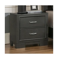 Slickblue Modern Nightstand with Stylish Design and Convenient Storage