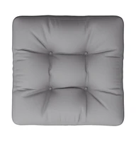 vidaXL Pallet Cushion Gray Fabric