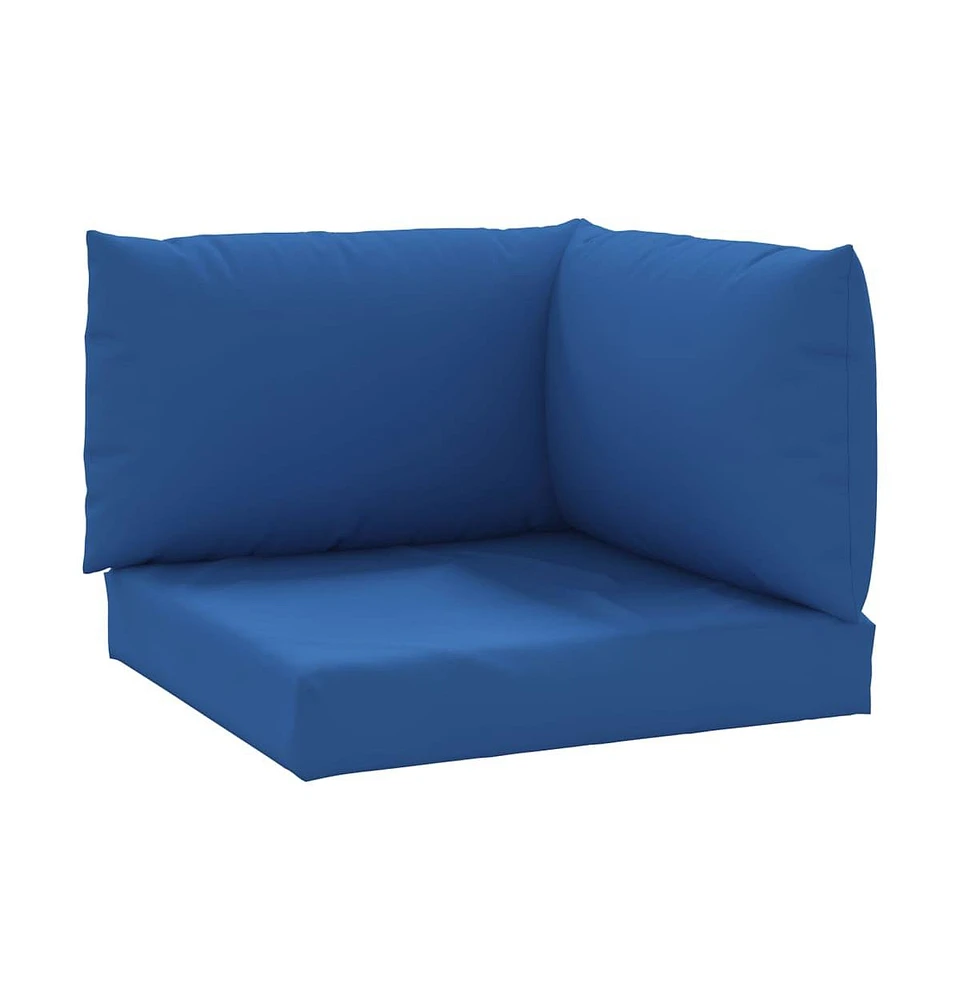 vidaXL Pallet Cushions 3 pcs Blue Oxford Fabric