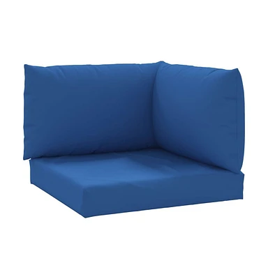 vidaXL Pallet Cushions 3 pcs Blue Oxford Fabric