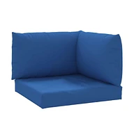vidaXL Pallet Cushions 3 pcs Blue Oxford Fabric