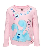 Blue's Clues & You! Girls Pullover Long Sleeve Graphic T-Shirt & Leggings Set