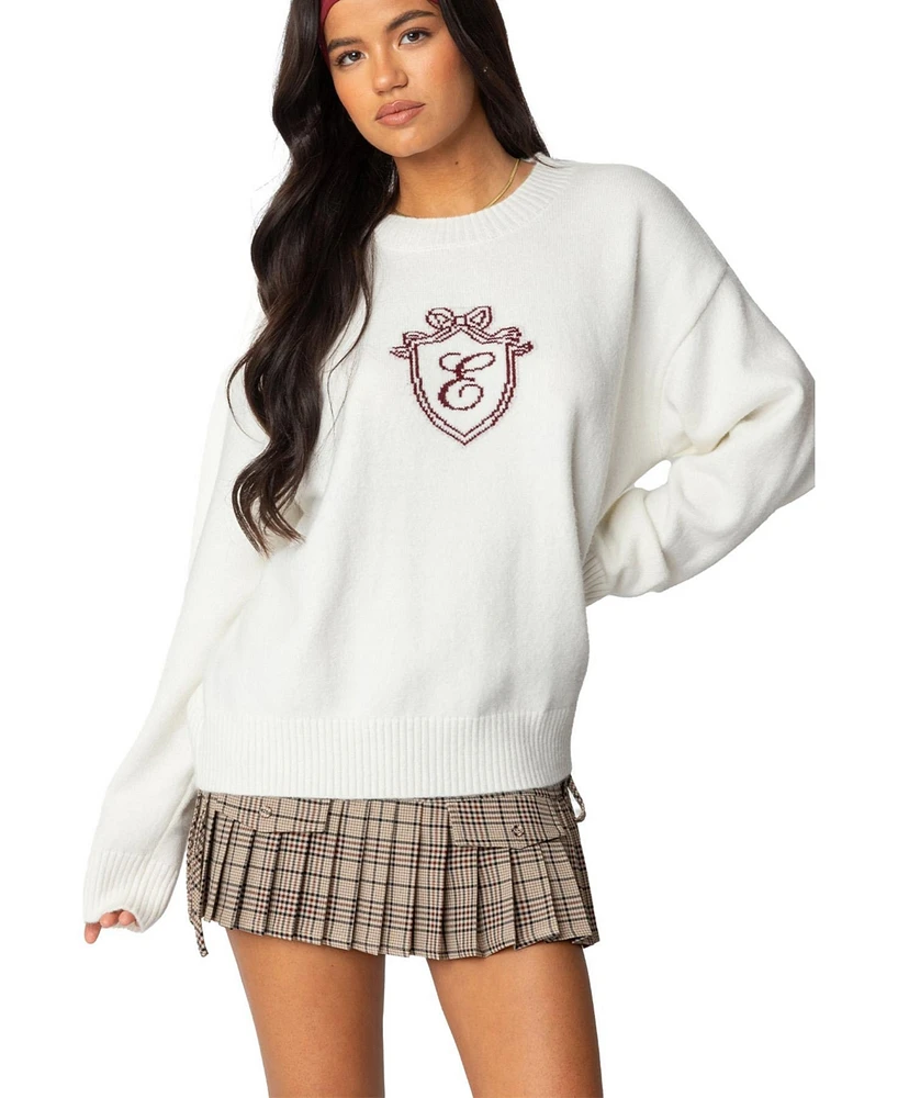 Edikted Women's So Preppy Sweater