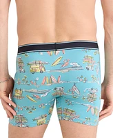 Saxx Men's Daytripper Relaxed-Fit Moisture-Wicking Printed Boxer Briefs