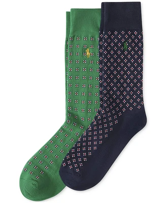 Polo Ralph Lauren Men's 2-Pk. Foulard Slack Socks