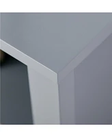 Slickblue 2 Tier Shelf Hidden Storage Bathroom Floor Cabinet