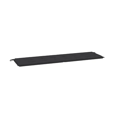 vidaXL Garden Bench Cushion Black 70.9"x19.7"x1.2" Oxford Fabric