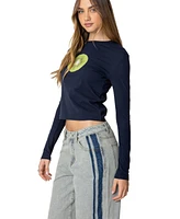 Edikted Women's Kiwi Long Sleeve Top