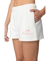 Edikted Women's Cali Bow Sweat Shorts