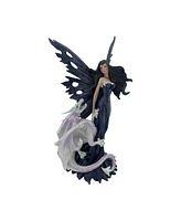 Fc Design "2-pc Set" 12"H Blue Fairy with Pearl White Dragon Figurine Statue Ornament Home Room Office Decor and Perfect Ideas for Housewarming, Holid