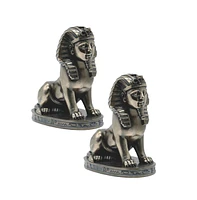 Fc Design "2-pc Set" 6"H Great Sphinx of Giza in Bronze Egyptian Sphinx Figurine Statue Ornament Home Room Office Decor and Perfect Ideas for Housewar