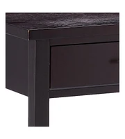 Kings Brand Furniture Simon Wood Console Table with Drawers, Espresso