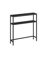 Slickblue 2-Tier Console Table for Living Room, Entryway, or Hallway and Functional Sofa