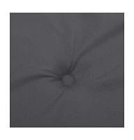 Garden Bench Cushion Anthracite 78.7"x19.7"x1.2" Oxford Fabric