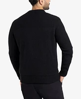 X-Ray Men's Color Blocked Full-Zip High Neck Sweater Jacket