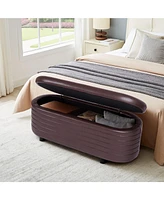Slickblue Storage Sofa Bench for Stylish Seating and Hidden Storage Solutions