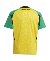 Adidas Big Boys and Girls Yellow Jamaica National Team 2024 Home Replica Jersey