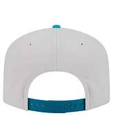 New Era Men's Stone Miami Dolphins Decent 9FIFTY A-Frame Snapback Hat