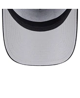 New Era Men's Black Chicago Blackhawks Core A-Frame 9FORTY Adjustable Hat