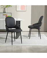Dyhome Upholstered Dining Chairs, Set of 2