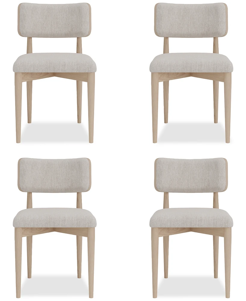 Lunare 4-Pc. Curved Chair Set