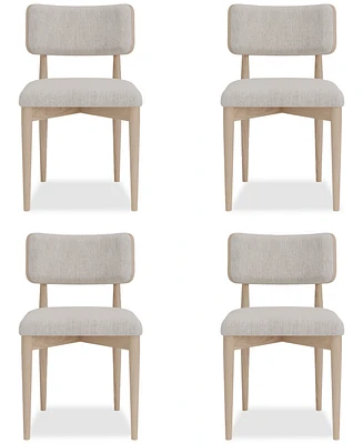 Lunare 4-Pc. Curved Chair Set
