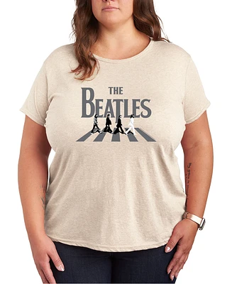 Hybrid Apparel Plus The Beatles Graphic Pullover T-shirt