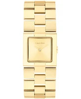 Calvin Klein Women's Ck Meridian Gold Tone Stainless Steel Bracelet Watch, 22mm