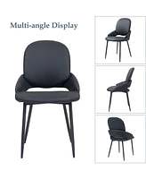 Dyhome Faux Leather Upholstered Dining Chairs