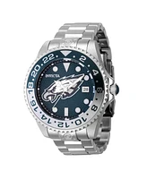 Invicta Men's 45026 Nfl Philadelphia Eagles Automatic 3 Hand Black, Green Dial Watch