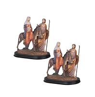 Fc Design "2-pc Set" 12"H The Pilgrims Statue Holy Figurine Statue Ornament Home Room Office Decor and Perfect Ideas for Housewarming, Holidays and Bi