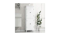 Slickblue Bathroom Floor Storage Cabinet for Organized and Space-Saving Storage Solutions