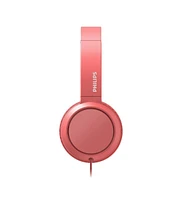 Philips H4105 On-Ear Wired Headphones - Red