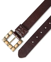 Sam Edelman Stone Embellished Buckle Belt