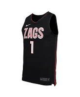 Nike Men's Black Gonzaga Bulldogs Replica Basketball Jersey