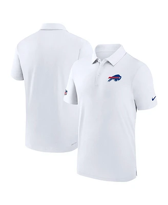 Nike Men's White Buffalo Bills Sideline Coaches Performance Polo