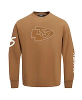 Pro Standard Men's Patrick Mahomes Brown Kansas City Chiefs Pullover Crewneck Sweatshirt