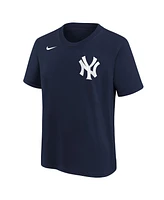 Nike Big Boys and Girls Giancarlo Stanton Navy New York Yankees Player Name Number T-Shirt