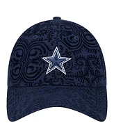 New Era Women's Navy Dallas Cowboys Sport Night Flair 9TWENTY Adjustable Hat