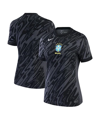 Nike Women's Anthracite Brazil National Team 2024 Goalkeeper Replica Stadium Jersey