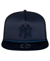 New Era Men's Navy New York Yankees Tone Foam Meshback Golfer Snapback Hat