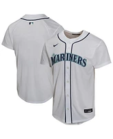 Nike Big Boys and Girls White Seattle Mariners Home Game Jersey