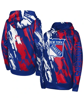 Outerstuff Preschool Blue New York Rangers Master Snipe Pullover Hoodie