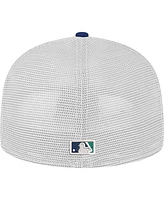 New Era Men's Navy Seattle Mariners Team Color 59FIFTY Trucker Fitted Hat