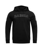 Pro Standard Men's Black Las Vegas Raiders Classic Chenille Pullover Hoodie