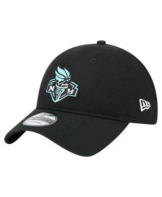 New Era Men's Sabrina Ionescu Black New York Liberty Name Number Sidepatch 9TWENTY Adjustable Hat