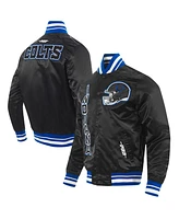 Pro Standard Men's and Women's Black Indianapolis Colts Indiana Nights Colts Bomber Jacket
