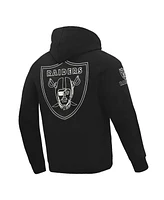 Pro Standard Men's Black Las Vegas Raiders Classic Chenille Pullover Hoodie